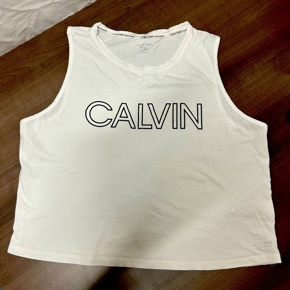 Performance Calvin Logo Tank Top size XL